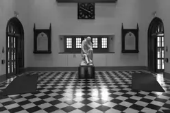 THE BLACK AND WHITE HALL [LANYON BUILDING AT QUEENS UNIVERSITY]-235533-1 THE BLACK AND WHITE HALL