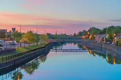 THE LADY DESART PEDESTRIAN AND CYCLE BRIDGE [ACROSS THE RIVER NORE IN THE CITY OF KILKENNY]-245456-1