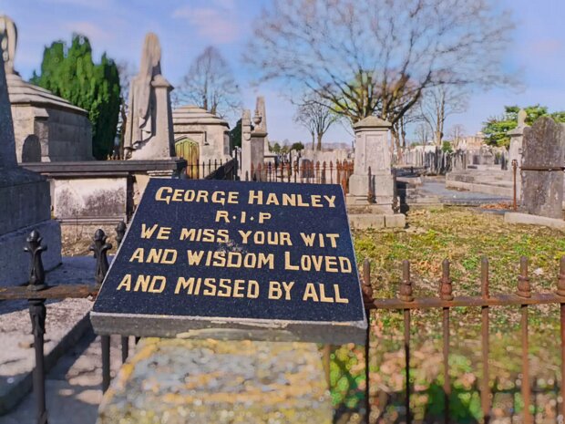 GEORGE HANLEY R.I.P. "George Hanley R.I.P. We Miss Your Wit And Wisdom Loved And Missed By All"
