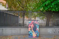 PAINT-A-BOX STREET ART BY CAIZ ON BOLTON STREET [PHOTOGRAPHED IN JUNE 2017]-237588-1