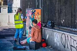 PAINT-A-BOX STREET ART BY CAIZ ON BOLTON STREET [PHOTOGRAPHED IN JUNE 2017]-237591-1