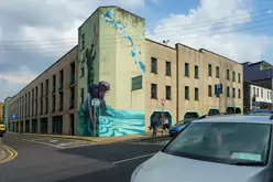 THE FISHERMEN MURAL BY FINTAN McGEE [AT THE CORNER OF ANNE STREET AND ROCHES STREET LIMERICK]-244681-1