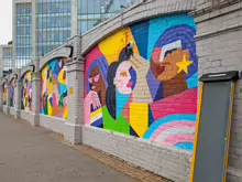 MURALS BY CLAIRE PROUVOST AT TARA STREET DART STATION [HALLOWEEN 2024]-244277-1