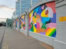 MURALS BY CLAIRE PROUVOST AT TARA STREET DART STATION [HALLOWEEN 2024]-244278-1