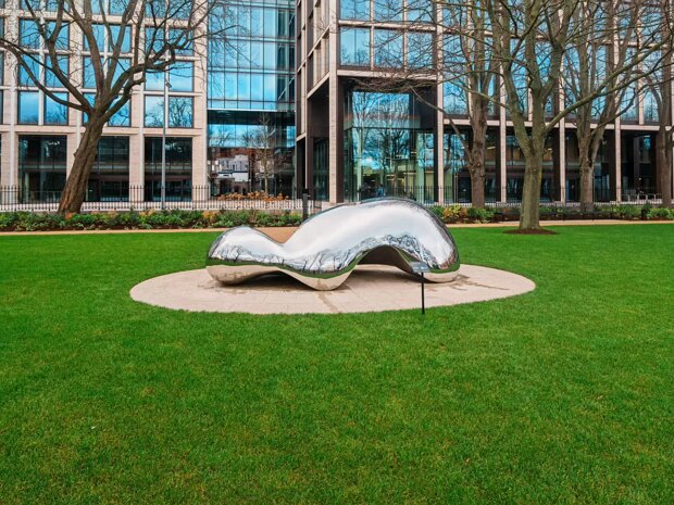 BY EILIS O'CONNELL Dipping the Other Wing," commissioned by IPUT and installed in late 2024, serves as a focal point within the revitalised...