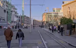 THE HARCOURT TRAM STOP AND NEARBY [FEATURING THE BLEEDING HORSE PUB AND THE WETHERSPOONS HOTEL]-245486-1