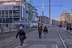 THE HARCOURT TRAM STOP AND NEARBY [FEATURING THE BLEEDING HORSE PUB AND THE WETHERSPOONS HOTEL]-245487-1