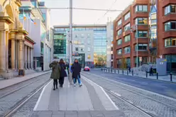 THE HARCOURT TRAM STOP AND NEARBY [FEATURING THE BLEEDING HORSE PUB AND THE WETHERSPOONS HOTEL]-245489-1