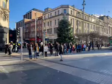 ON THE 8 OF DECEMBER I WALKED ALONG O'CONNELL STREET [AND WAS SURPRISED TO SEE A GROUP OF SYRIANS CELEBRATING THE FALL OF THE ASSAD REGIME]-245214-1