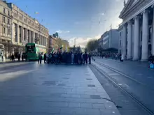ON THE 8 OF DECEMBER I WALKED ALONG O'CONNELL STREET [AND WAS SURPRISED TO SEE A GROUP OF SYRIANS CELEBRATING THE FALL OF THE ASSAD REGIME]-245215-1