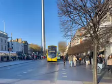 ON THE 8 OF DECEMBER I WALKED ALONG O'CONNELL STREET [AND WAS SURPRISED TO SEE A GROUP OF SYRIANS CELEBRATING THE FALL OF THE ASSAD REGIME]-245220-1