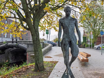 MAN ON TRESTLE BY CAROLYN MULHOLLAND