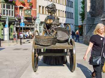 MOLLY MALONE The Molly Malone statue, a bronze sculpture depicting a buxom fishmonger pushing a wheelbarrow, is one of Dublin's most...