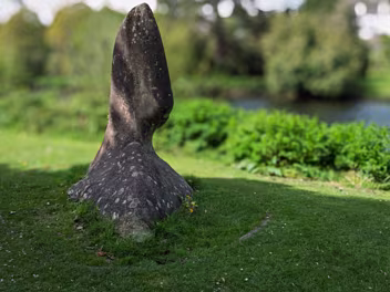 ABSTRACT SCULPTURE Uncovering the mystery of the Sergio Cuevas limestone sculpture in Fitzgerald Park, Cork. Originally misidentified as a...