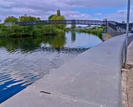 THE MILLENNIUM BRIDGE IN CARLOW [A MODERN LINK ACROSS THE BARROW]-239514-1