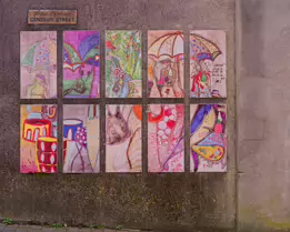 STREET ART ON CENTAUR STREET IN CARLOW [AN UNUSUAL NAME FOR A STREET IN IRELAND]-239611-1
