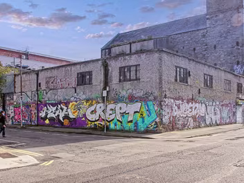 GRAFFITI WALL AL WINDMILL LANE This Is The Original Wall Which Was Later Demolished