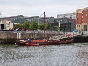 DUBLIN DOCKLANDS In 2008, Dublin's docklands were a stark contrast to their former glory, bearing the scars of an economic downturn.