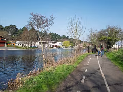 THE LIFFEY RIVER WALK IS A JOURNEY THROUGH LONGMEADOWS [ON THE SOUTHBANK OF THE RIVER]-266792