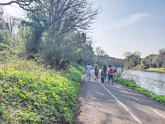 THE LIFFEY RIVER WALK IS A JOURNEY THROUGH LONGMEADOWS [ON THE SOUTHBANK OF THE RIVER]-266796