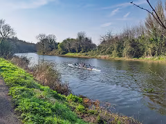 THE LIFFEY RIVER WALK IS A JOURNEY THROUGH LONGMEADOWS [ON THE SOUTHBANK OF THE RIVER]-266797