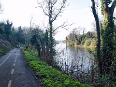 THE LIFFEY RIVER WALK IS A JOURNEY THROUGH LONGMEADOWS [ON THE SOUTHBANK OF THE RIVER]-266805