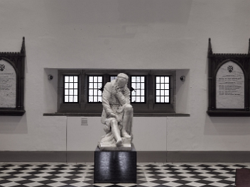 BLACK AND WHITE HALL