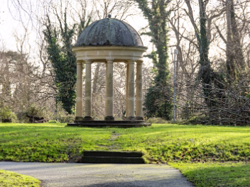 COPY OF A STONE TEMPLE Santry Demesne Public Park holds within its boundaries echoes of a grand past, most notably through a replica of a...