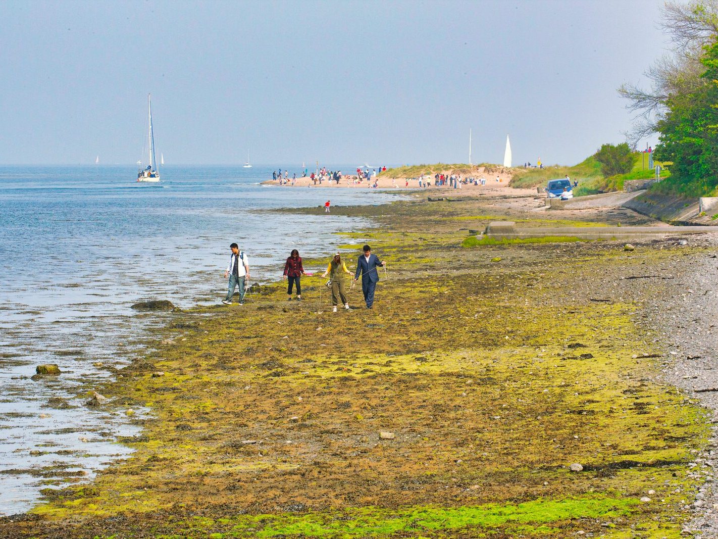 MALAHIDE SEAFRONT IN 2008 NEAREST THE TOWN OR THE LESS ATTRACTIVE SECTION 001