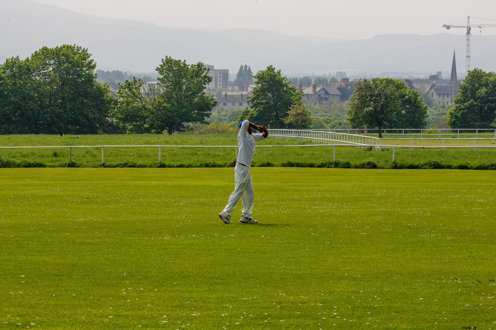 TWO CRICKET CLUBS IN PHOENIX PARK NEAR THE WELLINGTON MONUMENT 011