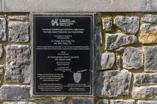 THE LADY DESART PEDESTRIAN AND CYCLE BRIDGE [ACROSS THE RIVER NORE IN THE CITY OF KILKENNY]-245454-1
