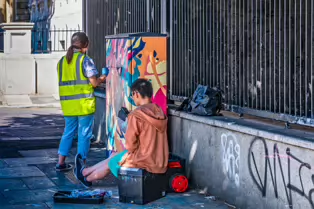 PAINT-A-BOX STREET ART BY CAIZ ON BOLTON STREET [PHOTOGRAPHED IN JUNE 2017]-237591-1