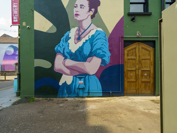 CONSTANCE SMITH MURAL Born in 1928, Smith became a renowned actress, gracing the silver screen in numerous films throughout the 1950s.