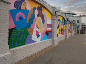 MURALS BY CLAIRE PROUVOST AT TARA STREET DART STATION [HALLOWEEN 2024]-244271-1