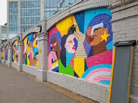 MURALS BY CLAIRE PROUVOST AT TARA STREET DART STATION [HALLOWEEN 2024]-244277-1