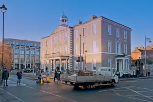 PORTOBELLO HARBOUR IN DUBLIN [THE GRAND CANAL WAS ICED OVER DUE TO THE EXTREME COLD]-246348-1