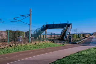 THE MARTELLO TOWER AND THE FOOTBRIDGE [IN WILLIAMSTOWN THE VILLAGE THAT WAS MOVED]-246314-1