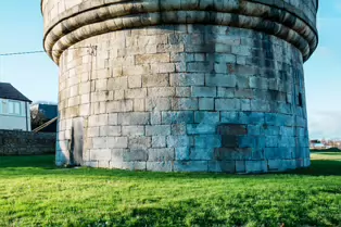 THE MARTELLO TOWER AND THE FOOTBRIDGE [IN WILLIAMSTOWN THE VILLAGE THAT WAS MOVED]-246316-1