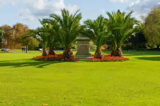 AN EMPTY PLINTH AND ITS STORY [LOCATED IN THE PEOPLE'S FLOWER GARDEN]-243512-1