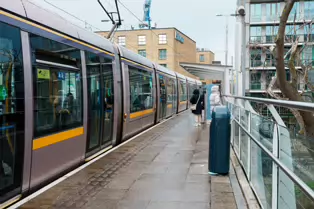 CHARLEMONT LUAS TRAM STOP [ON A REALLY COLD DAY IN JANUARY 2025 I VISITED THE NEARBY DESI CREW RESTAURANT]-246328-1