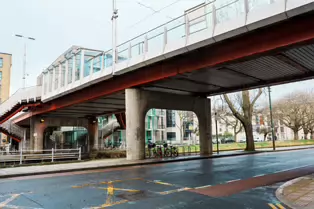 CHARLEMONT LUAS TRAM STOP [ON A REALLY COLD DAY IN JANUARY 2025 I VISITED THE NEARBY DESI CREW RESTAURANT]-246337-1