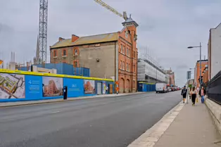 DORSET STREET FIRE STATION LOOKS A BIT ISOLATED [THE GOOD NEWS IS THAT IT HAS BEEN PRESERVED]-253269-1