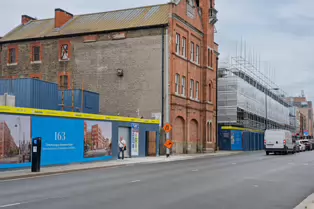 DORSET STREET FIRE STATION LOOKS A BIT ISOLATED [THE GOOD NEWS IS THAT IT HAS BEEN PRESERVED]-253270-1