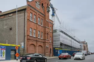 DORSET STREET FIRE STATION LOOKS A BIT ISOLATED [THE GOOD NEWS IS THAT IT HAS BEEN PRESERVED]-253271-1