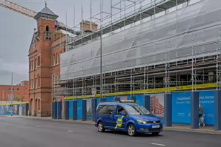 DORSET STREET FIRE STATION LOOKS A BIT ISOLATED [THE GOOD NEWS IS THAT IT HAS BEEN PRESERVED]-253274-1