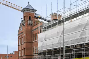 DORSET STREET FIRE STATION LOOKS A BIT ISOLATED [THE GOOD NEWS IS THAT IT HAS BEEN PRESERVED]-253275-1