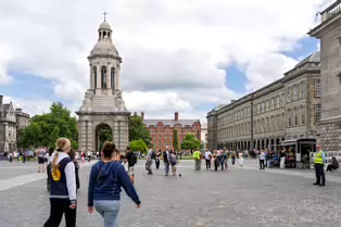 THE CAMPANILE AND PARLIAMENT SQUARE [TRINITY COLLEGE IN DUBLIN 2025]-253345-1