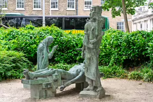THE SILENT SCREAM - ANDREW O'CONNOR'S THE VICTIMS SCULPTURE [MERRION SQUARE DUBLIN]-253393-1