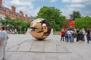 SPHERE WITHIN SPHERE AT THE EAVAN BOLAND LIBRARY [TRINITY COLLEGE DUBLIN]-253324-1