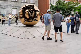 SPHERE WITHIN SPHERE AT THE EAVAN BOLAND LIBRARY [TRINITY COLLEGE DUBLIN]-253326-1